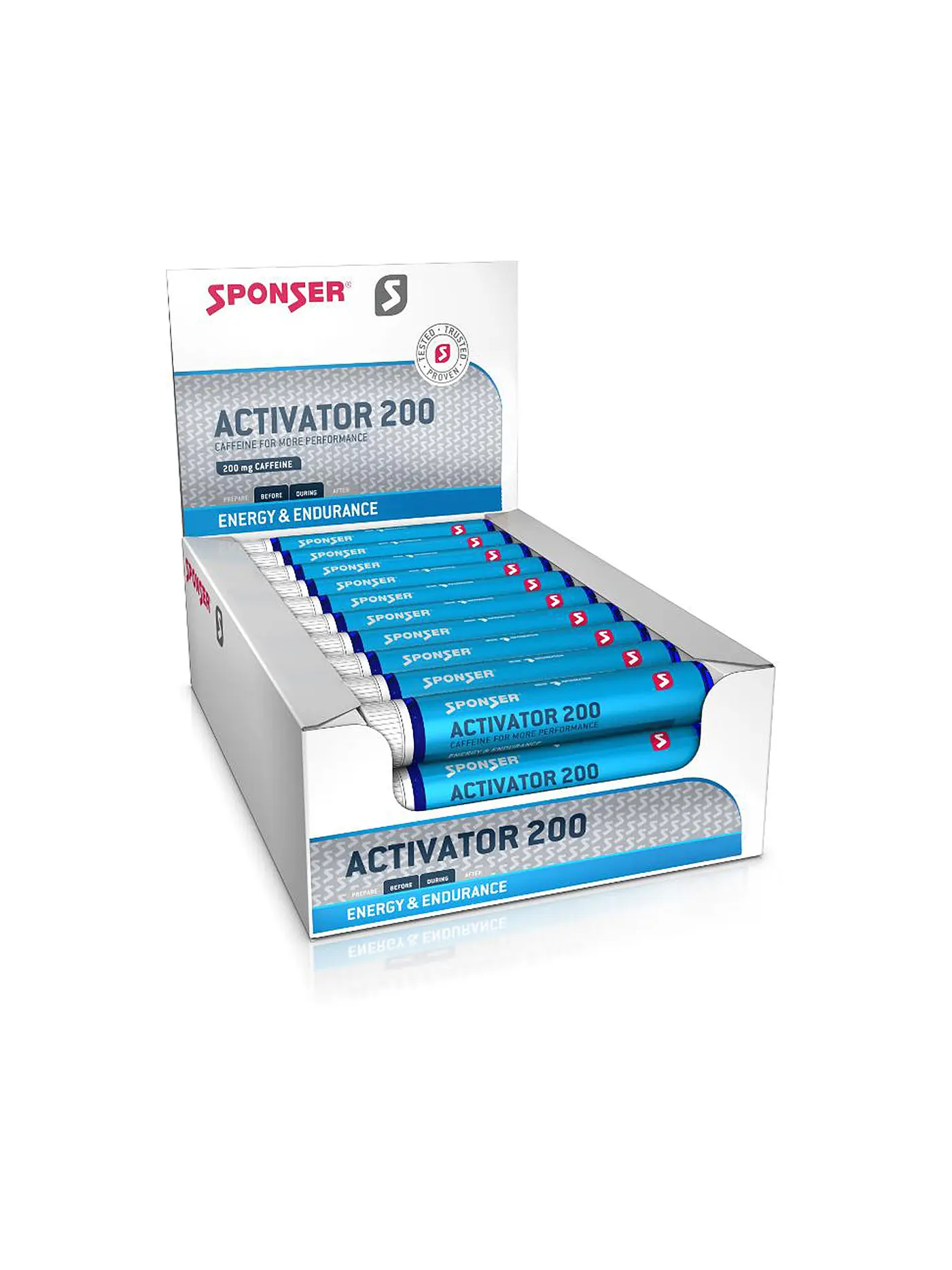 SPONSER | Activator200 Koffein Trinkampullen Cola-Lemon, 25 ml Ampulle | 